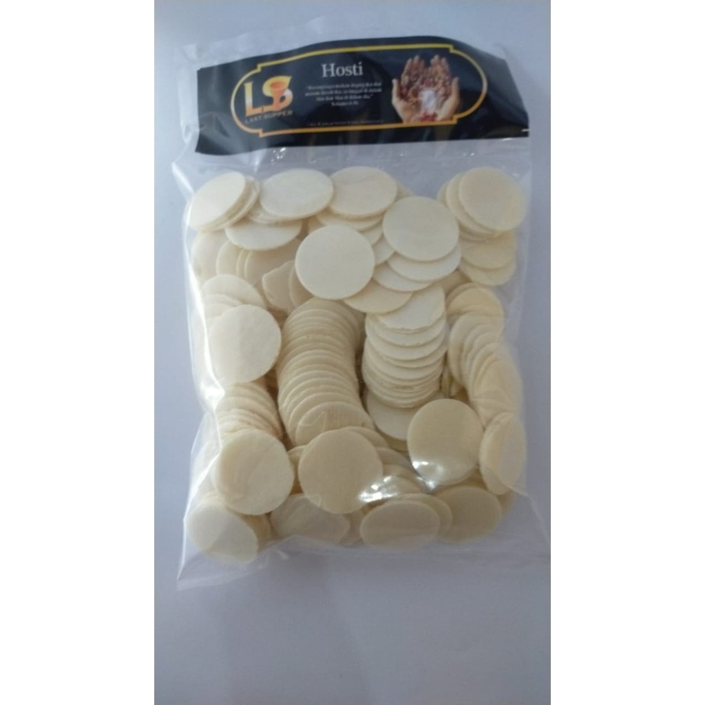 

PROMO SPECIAL Hosti Polos / Roti Perjamuan Kudus (100gr)
