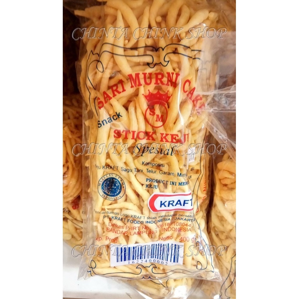 

TERBATAS Stik Keju Kraft Sari Murni Besar Kemasan 400g