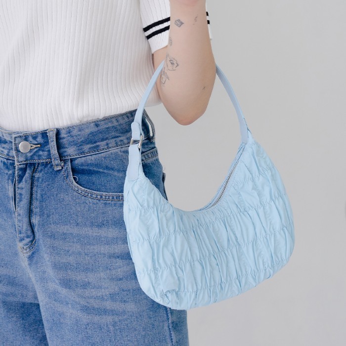 Kkv Dunns Tas Bahu Wanita French Fold Shoulder Bag Fashion Kulit Pu RP