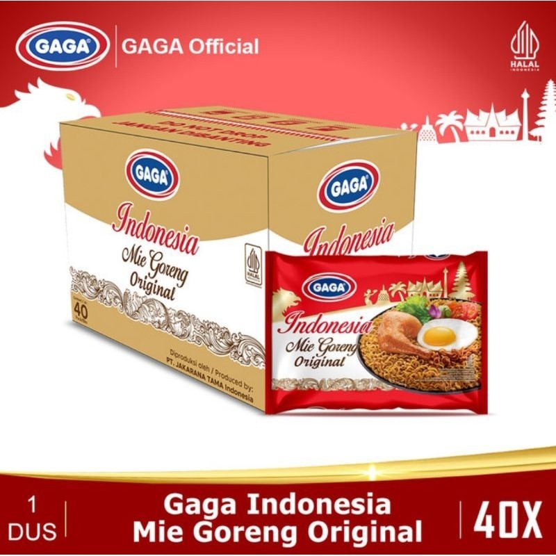 

Mie Gaga Goreng Original Per Dus Isi 40pcs