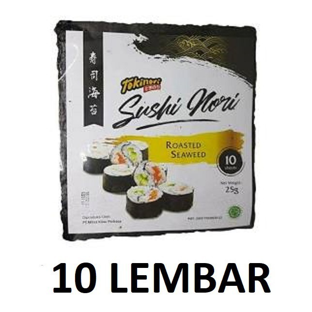 

Tokinori Sushi Nori 10 Sheet ( Halal ) Roasted Seaweed