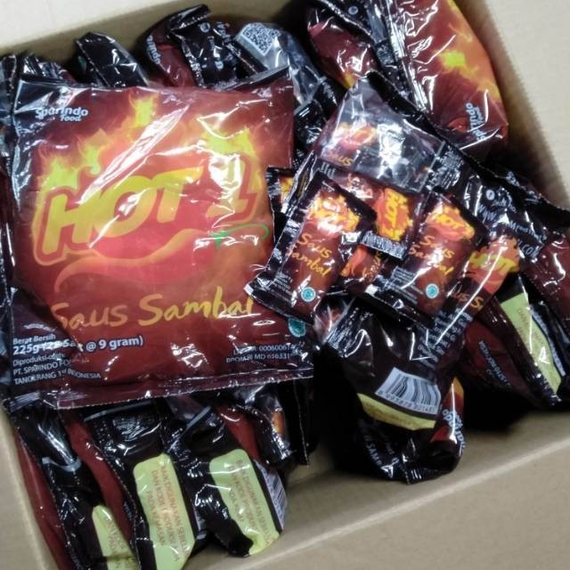 

Sambal hot 1 9gr ( 25 pcs )