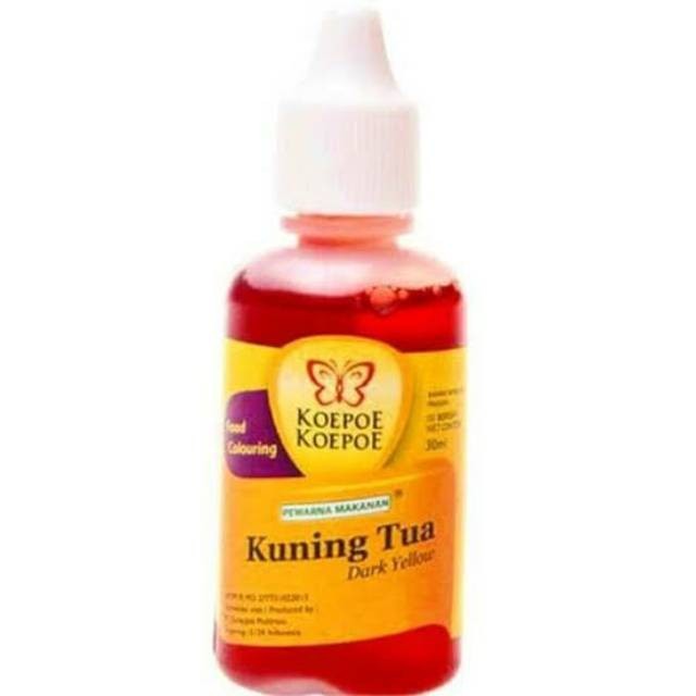 

Koepoe koepoe pewarna kuning tua 30ml