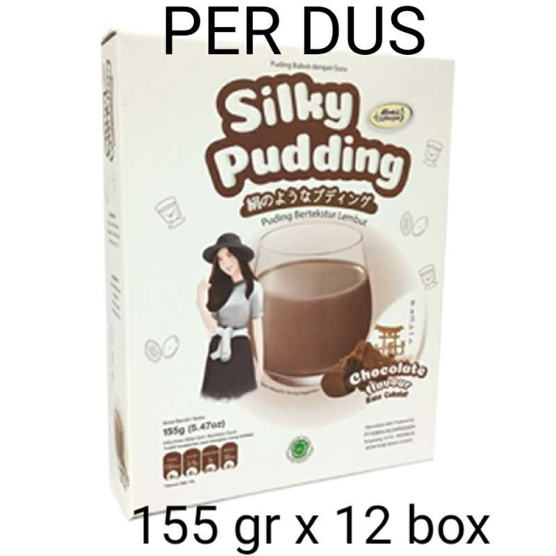 

Silky pudding coklat 155 gr perdus isi 12 box