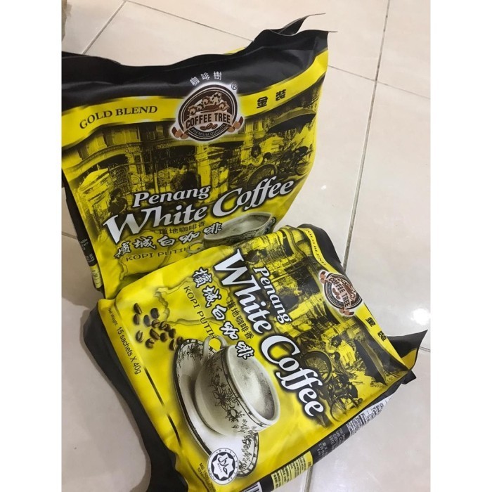 

Penang White Coffee Coffee Tree Premium Quality Gold Blend 15 X 40Gr