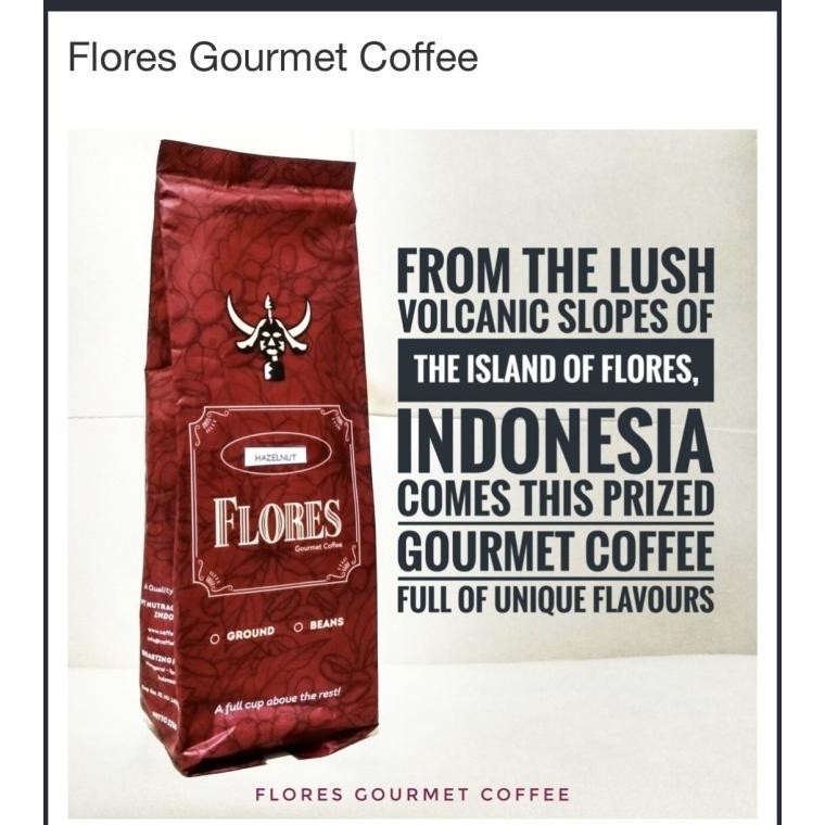 

Coffee Flores Gourmet Coffee Premium Blend ( Bubuk) 225G