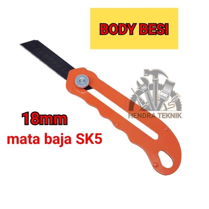 

Pisau Silet Cutter Murah Kater 18Mm Silet Cutter Besar Alat Potong Dus Star