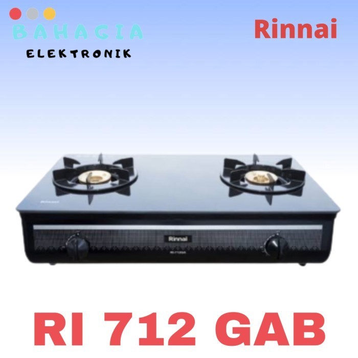 Kompor Gas Rinnai RI 712GA(B) RI 712 GA