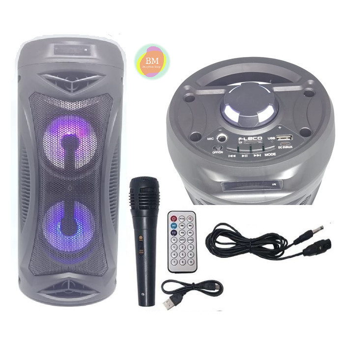 Speaker Bluetooth Fleco F-8880 Free Microphone