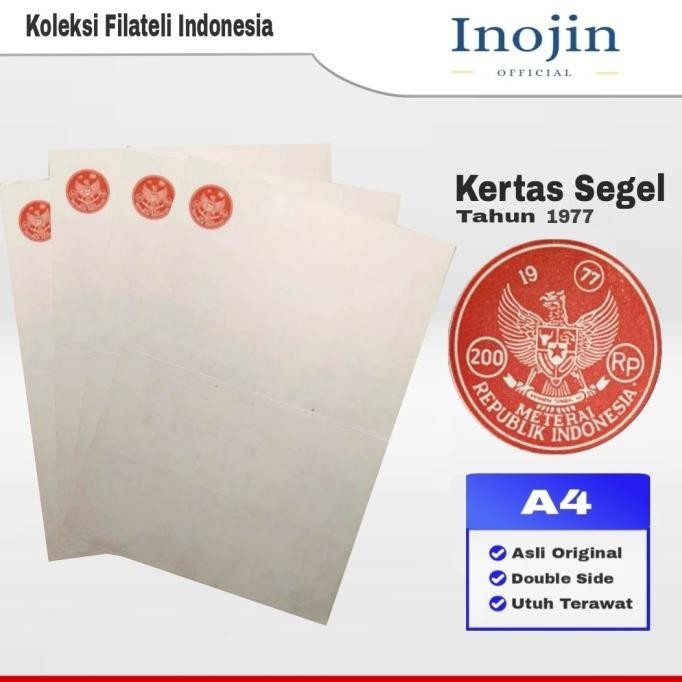 

Best Produk Kertas Segel Tahun 1977 Asli
