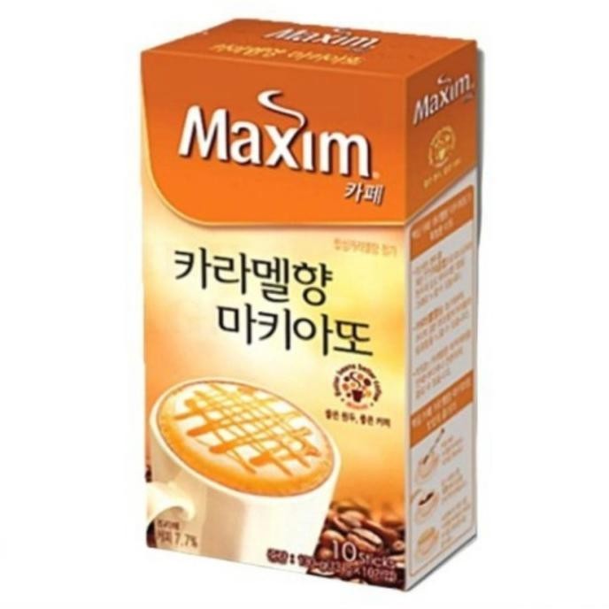 

Maxim Cafe | Mocha Caramel Vanila Hazelnut | Kopi Instant Coffee Korea