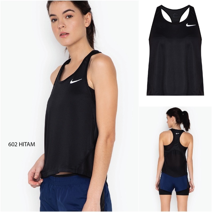 Tank Top Korea Kaos Tank Top Wanita Yoga Gym TankTOP OlahRaga Fitness Nike Miler Tank
