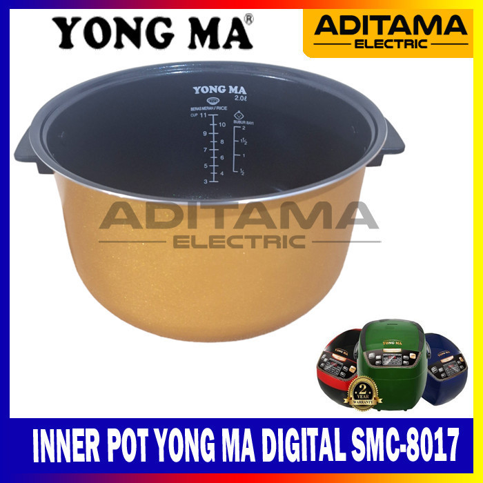 Panci Magic Com Yongma 2 Liter Wing 8017 / Inner Pot Yong Ma Digital Smc-8017