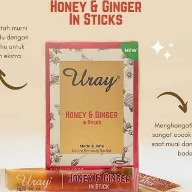 

Madu Uray Ginger Sti Sachet Raw - Sti Madu Jahe (10 Stis)