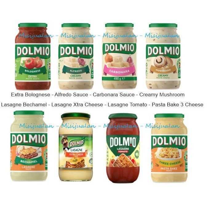 

Dolmio Pasta Sauce Xtra Bolognese Alfredo Carbonara Mushroom Lasagna | GS