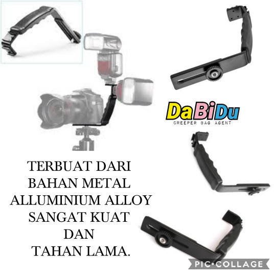 Hot Shoe Bracket L Flash Kamera Dslr Mirrorless Handycam Sony Niko