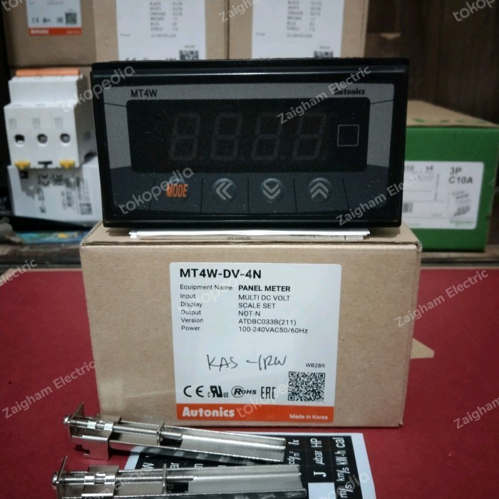 Panel meter Autonics MT4W-DV-4N