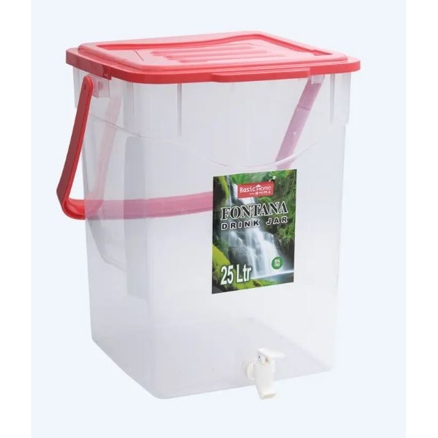 Basic Home Lion Star Dispenser Air Plastik Kran Fontana Drink Jar 25 Liter Bhd-5