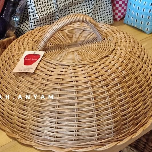 Tudung Saji Rotan | Utup Makanan Rotan | Tudung Saji Anyam Rotan