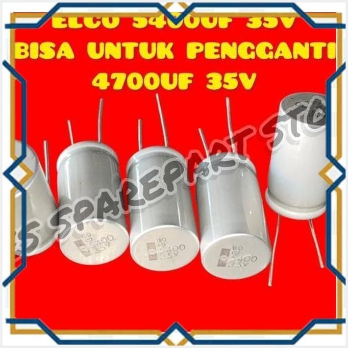 [JEW] ELCO 5400UF 35V BISA UNTUK PENGGANTI 4700UF 35V ORIGINAL