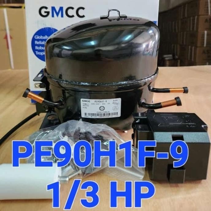 kompresor kulkas 2 pintu original  sharp 1/3 GMC PE90H1F-9 R134a