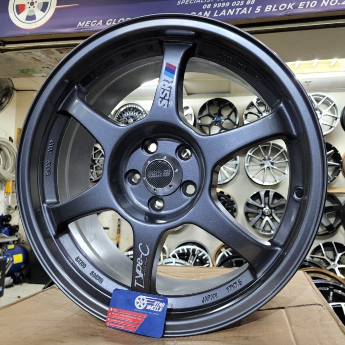 Ready Velg Mobil Type C SSR R17 x 7.5 Pcd 5x100