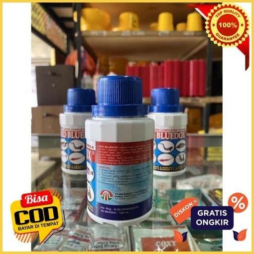 Flash Sale Red Bluedox 120Ml Obat Jamur Parasit Luka Kuman Virus Ikan Lele Nila Gurame Bandeng Koi O