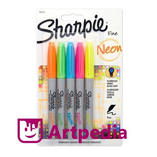 

Sarila Sharpie Neon Fine Point Set 5 / Marker Neon / Spidol Neon - Terlaris