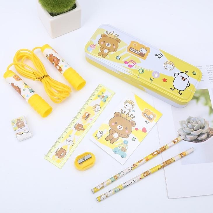 

Gha-65 Stationery Set Isi 8 In 1 Cute Teddy Bear S8016 Sale