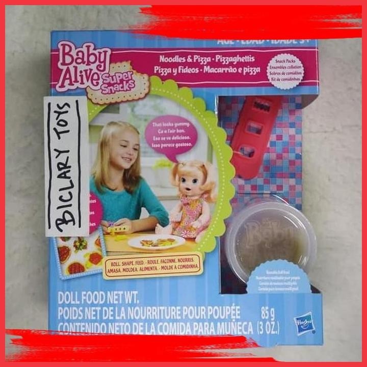 

(BIC) BABY ALIVE FOOD PACK PIZZA NOODLES SUPER SNACKS SNACK SNACKIN LILY ORI