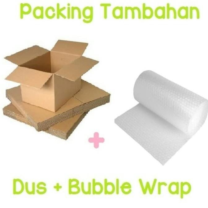 

Packing Tambahan Dus + Bubble