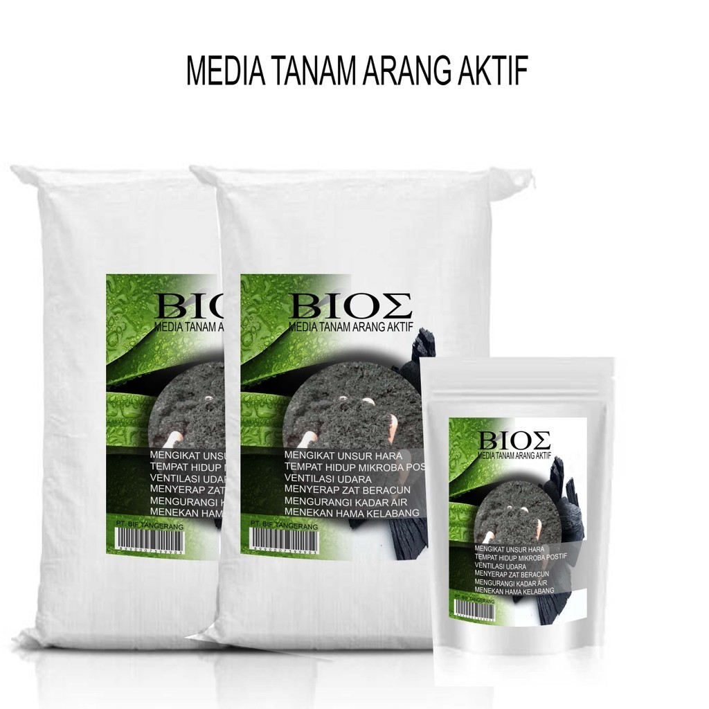 Media tanam arang bubuk karbon aktif 5 literX407