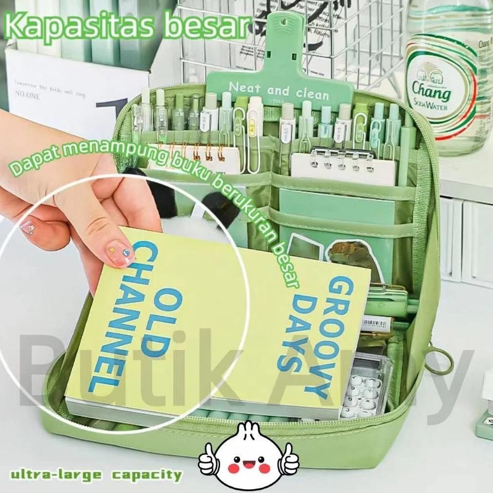 

Big Sale CodTempat Pensil Alat Tulis Creative Transparan Kapasitas Besar Kotak Pensil Tas Perlengkapan Dan Anak Sekolah Kotak Kantor Stationary Bag Hig Quality