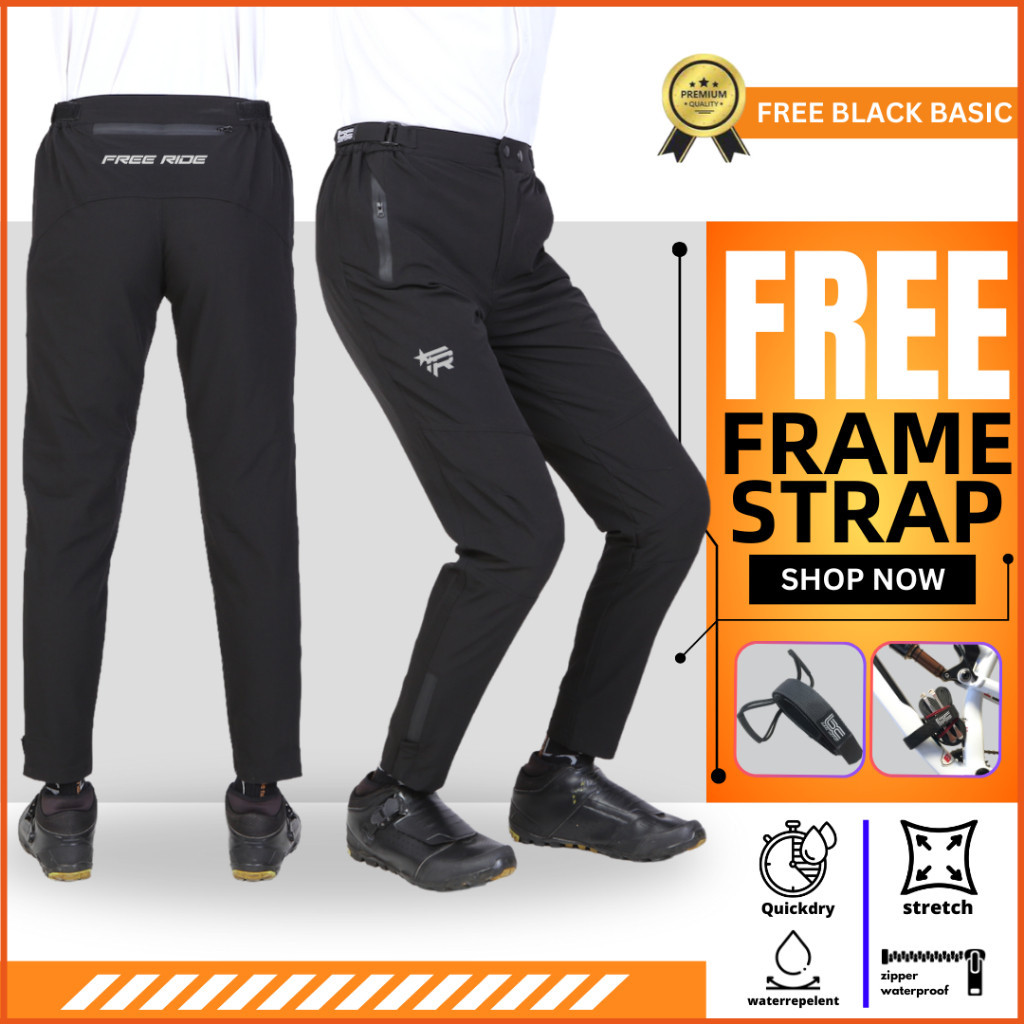 Celana Sepeda Downhill Mtb Freeride Enduro Celana Panjang Bersepeda Tanpa Bantalan Celana Panjang Ol