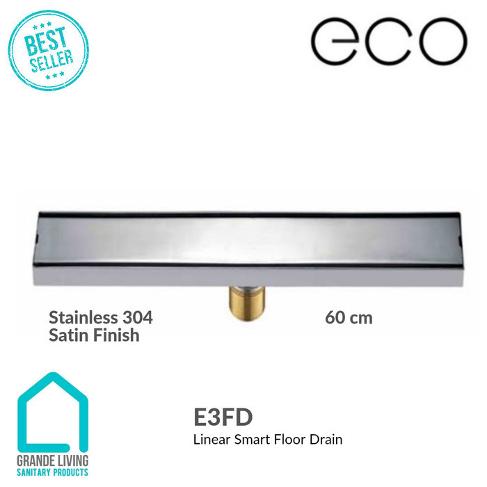 Yusan Toto Eco Smart Floor Drain E3Fd Saringan Got Panjang 60 Cm