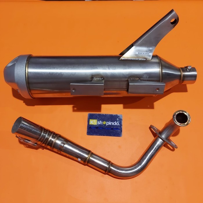 Ready Knalpot Tsukigi Beat Scoopy new 2020+ Genio Daeng Full stainless DV