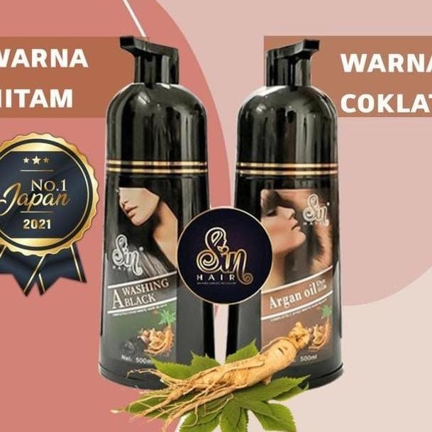shin hair shampo penghitam rambut terbaik no 1 di Jepang