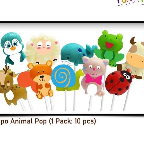 

Fantasy Poyipo Animal Pop Lollipop (1 Pa: 10 Pcs)