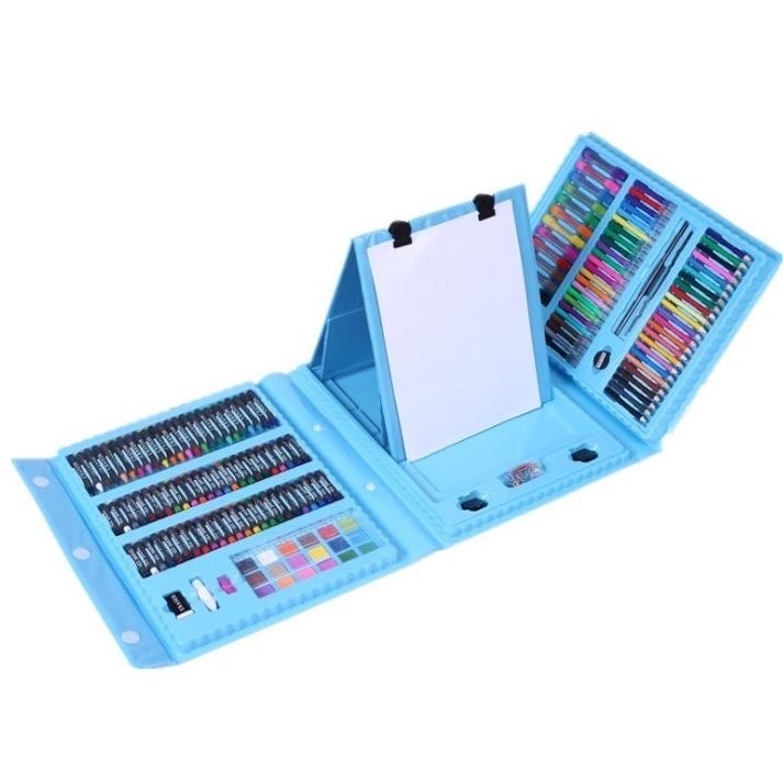 

An85 Super Mega Art Set 208 Pcs Crayon Set Spidol Warna Set Cat Air Set Pensil Warna Set Pastel Minyak Set Alat Melukis Gambar Set Drawing Koper Gulali - Set Alat Gambar Anak Crayon Gambar Pensil Warna 208 Buah Art Set Gratis Ongkir
