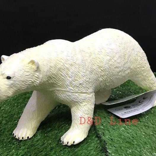 Mainan Beruang Salju Figure Polar Bear Animal World