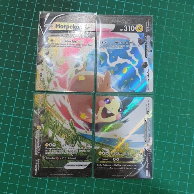 KARTU POKEMON INDONESIA - V MAX KLIMAKS - MORPEKO V UNION PREMIUM