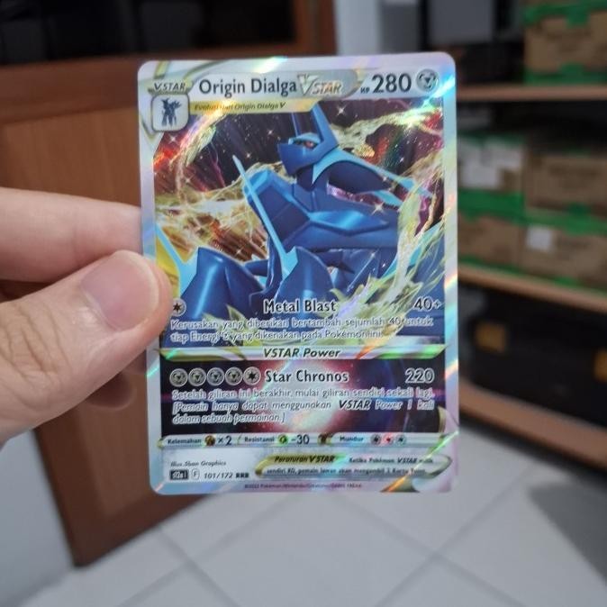 ORIGIN DIALGA VSTAR POKEMON TCG INDONESIA  HIGH QUALITY