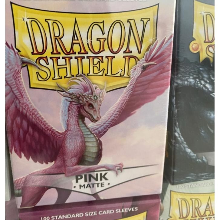 DRAGON SHIELD SLEEVES PINK MATTE BEST QUALITY