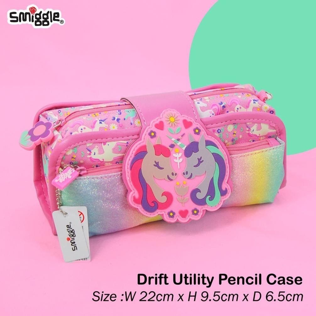 

Up15 SMIGGLE utility pencil case threefold/ lipat 3 SMSPC Termurah
