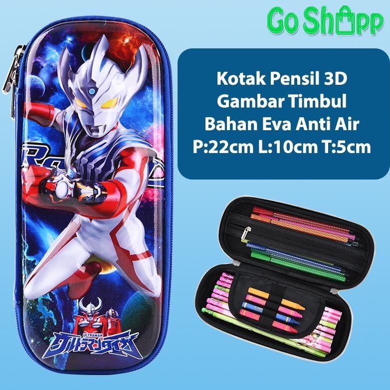 

JH85 Kotak Pensil 3D Anti Air - Kotak Pensil Anak Import Karakter Lucu - Tempat Pensil Timbul 3D karakter Unicorn Dino Astronot Rocket [KP01] Sale