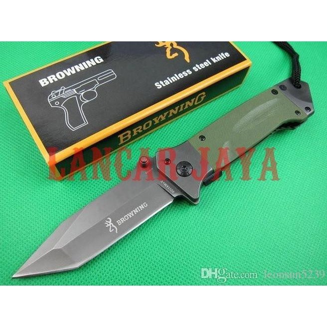 Pisau Lipat Folding Knife Browning Model Da35