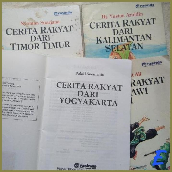 | HGI | BUKU CARITA ANAK LAWAS SERI CERITA RAKYAT DARI PENERBIT GRASINDO