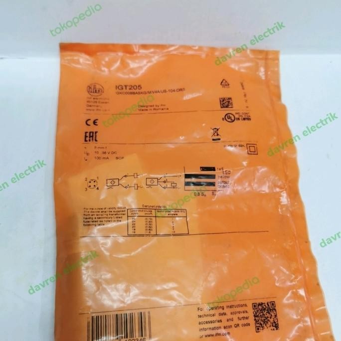 Hits Ifm Proximity Sensor Igt205