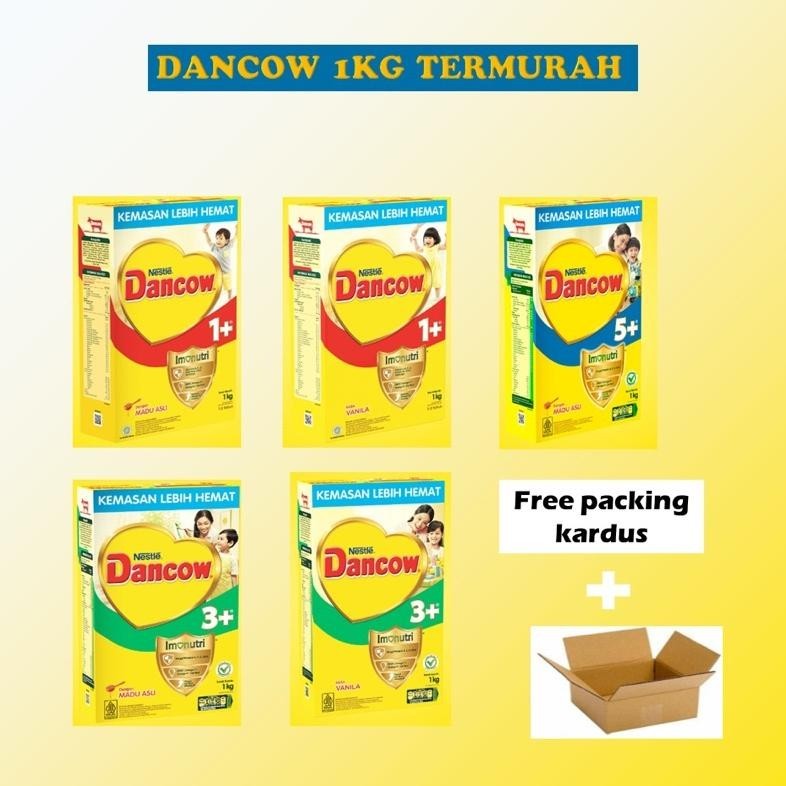 

Nestle Susu Dancow 1+/3+/5+ 1 kg dan 5+ Vanilla 750gr (Madu/Vanila) ED 2025