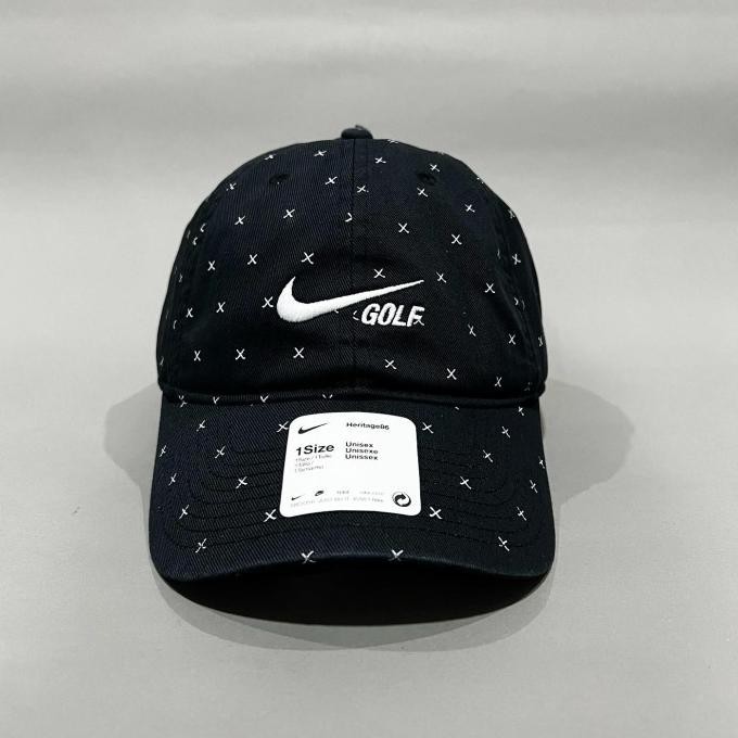 Nike Golf Heritage 86 Club Washed Cap Black
